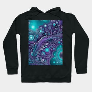 Other Worldly Designs- nebulas, stars, galaxies, planets with feathers Hoodie